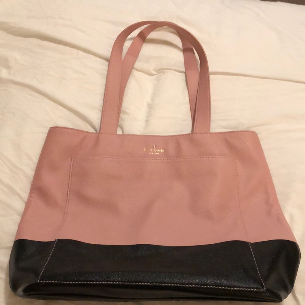 Pink and black Kate Spade bag pristine